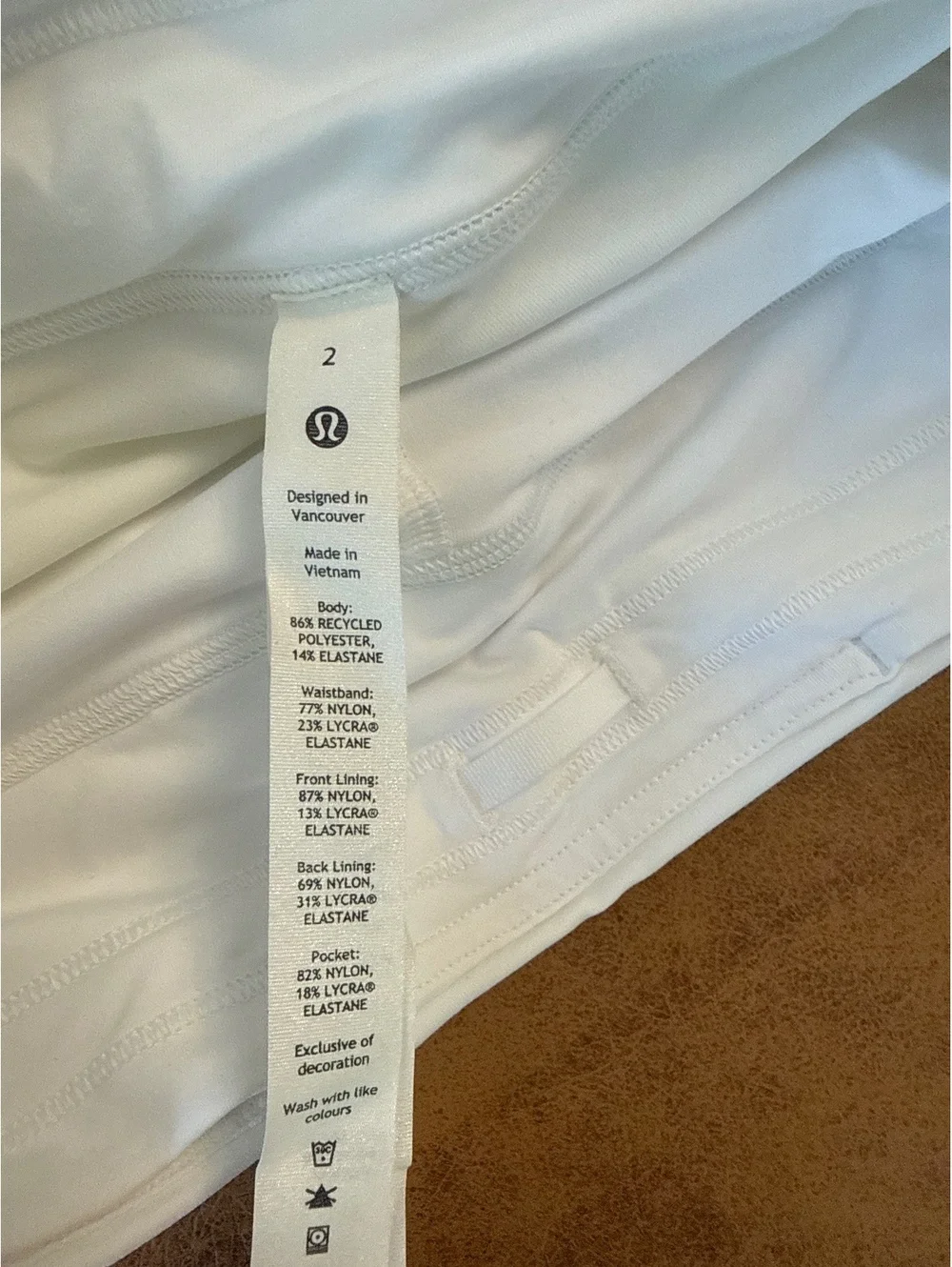 NWT Lululemon Pace Rival Skirt Sz 2 Cross Court Wash Electric Lemon Multi White